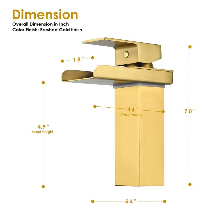 Sassor Single-Hole Single-handle Bathroom Faucet