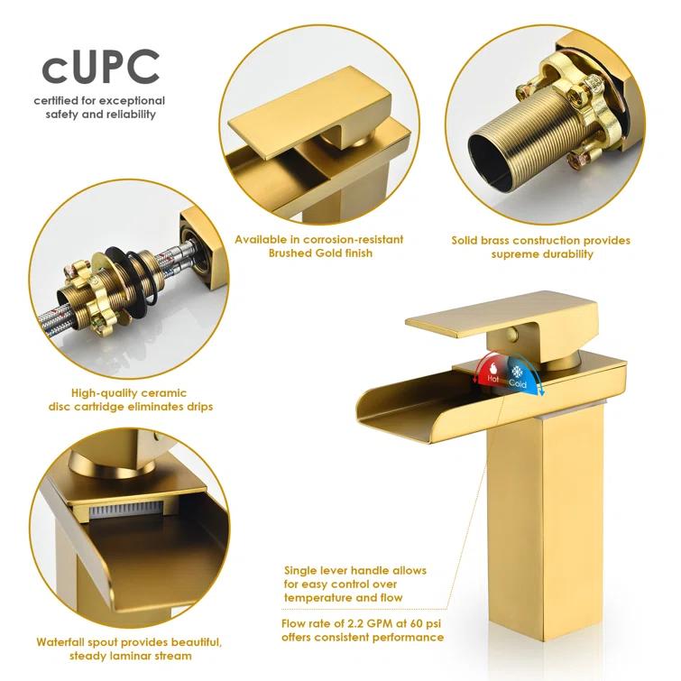 Sassor Single-Hole Single-handle Bathroom Faucet