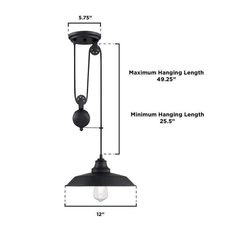 Iron Hill 1 - Light Single Pendant