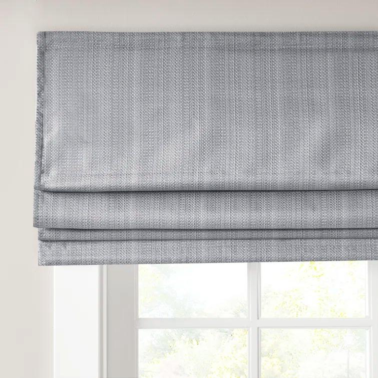 Galen Basketweave Cordless Room Darkening Roman Shade
