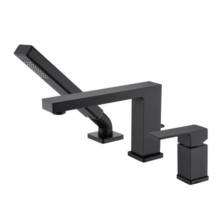 Ultra Faucets UF65847 Rift Deck Tub Filler