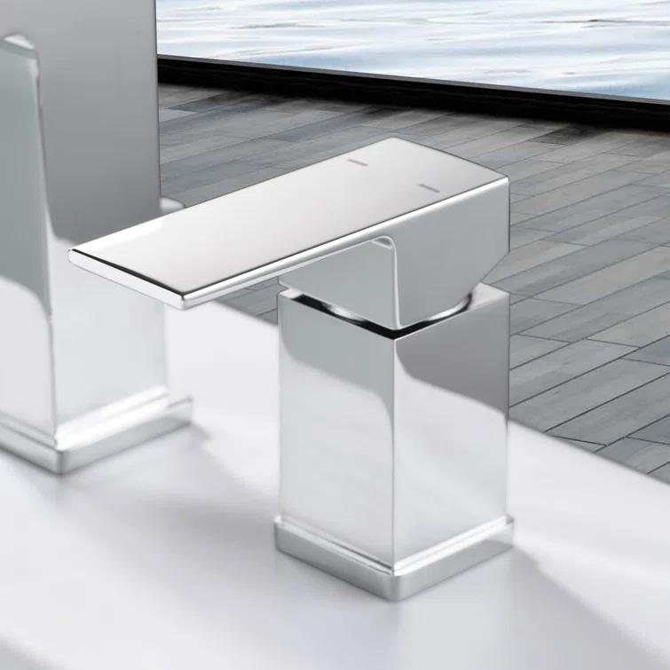 Rift 1 Handle Bathroom Roman Tub Faucet