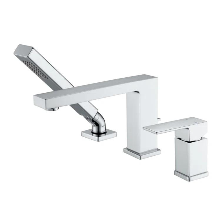 Rift 1 Handle Bathroom Roman Tub Faucet