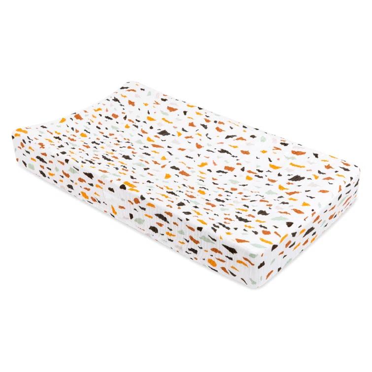 babyletto Terrazzo Quilted Muslin Changing Pad Cover
