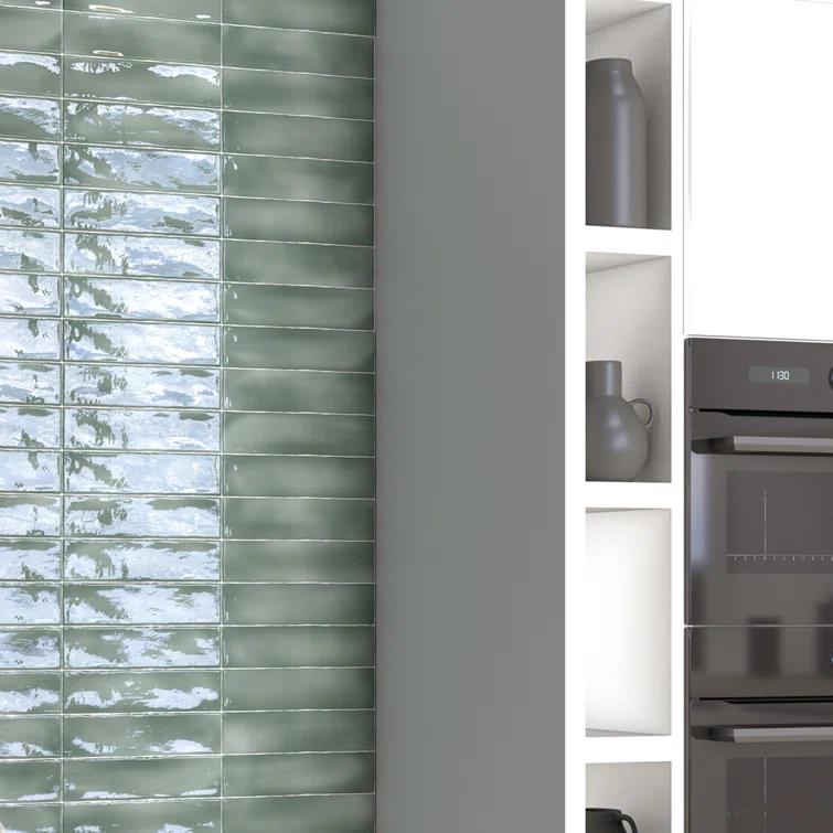 Modstate 3-in. x 12-in. Subway Glossy Ceramic Wall Tile