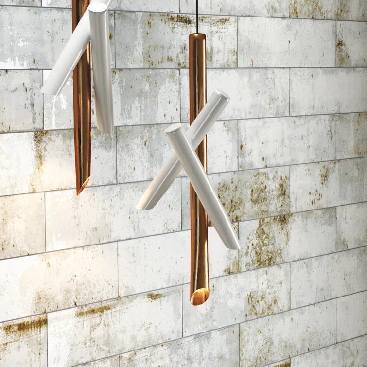 Andova Serenite 4-in. x 16-in. Subway Vintage Look Glazed Porcelain Vintage Wall Tile