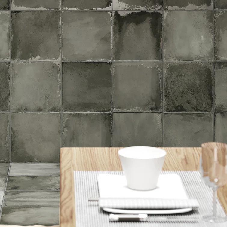 Poise 8-in. Zellige Look Glazed Porcelain Wall & Floor Tile
