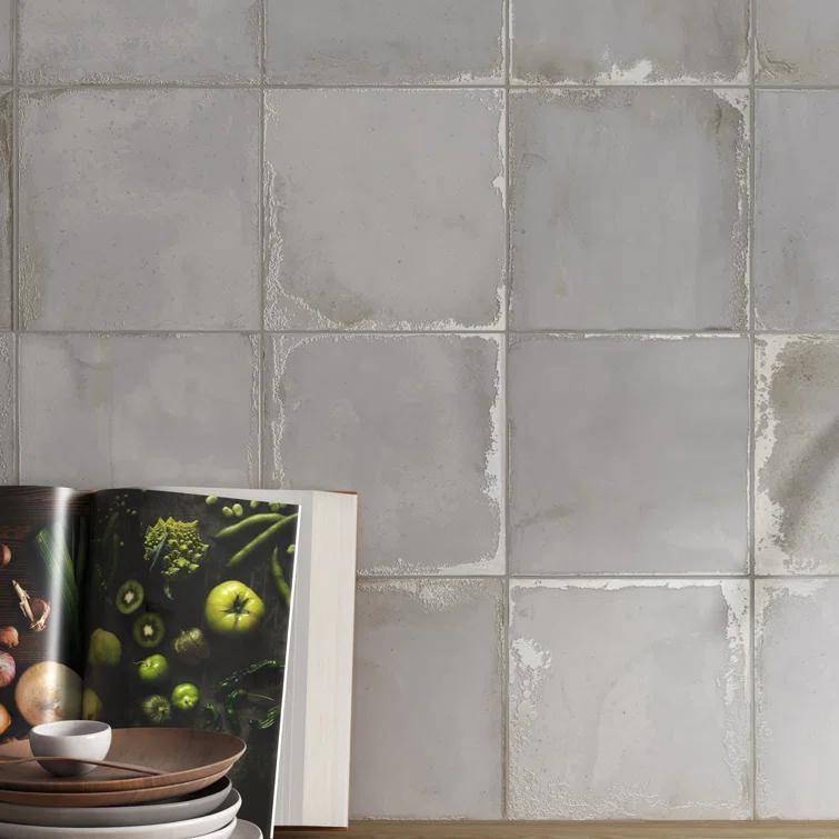 Poise 8-in. Zellige Look Glazed Porcelain Wall & Floor Tile