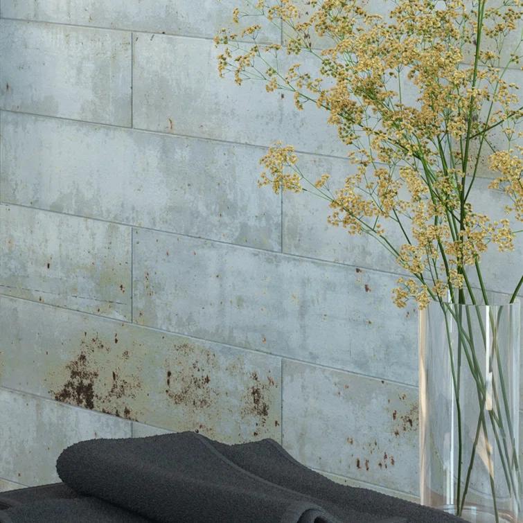 Serenite 4-in. x 16-in. Subway Vintage Look Glazed Porcelain Vintage Wall Tile