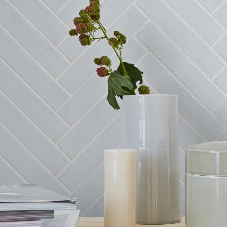 Andova Compass 2-in. x 10-in. Subway Glossy Ceramic Wall Tile