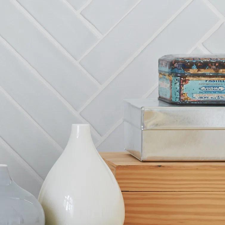 Andova Compass 2-in. x 10-in. Subway Glossy Ceramic Wall Tile