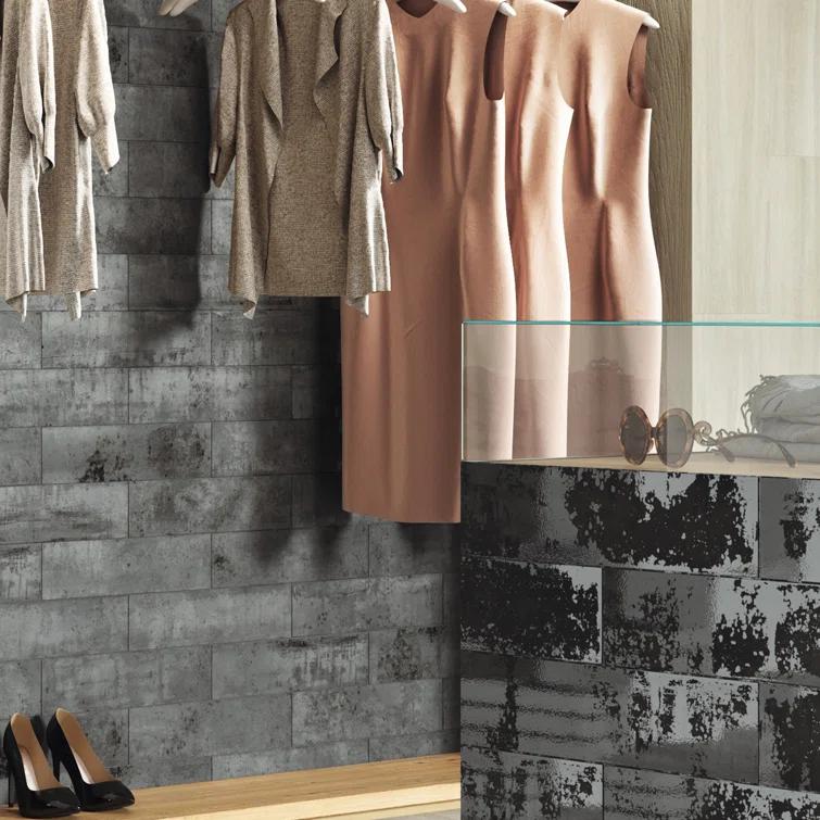 Andova Serenite 4-in. x 16-in. Subway Vintage Look Glazed Porcelain Vintage Wall Tile