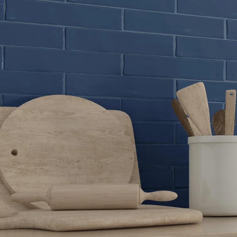 Andova Compass 2-in. x 10-in. Subway Glossy Ceramic Wall Tile