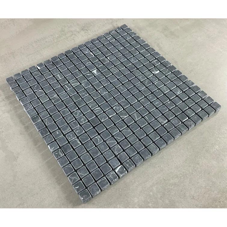 ES Stone 0.625" x 0.625" Natural Stone Grid Mosaic Wall & Floor Tile & Reviews | Perigold