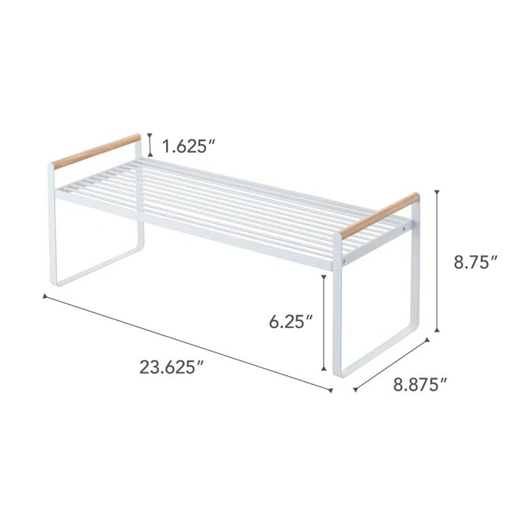 Yamazaki White Tosca Wired Organizer Rack