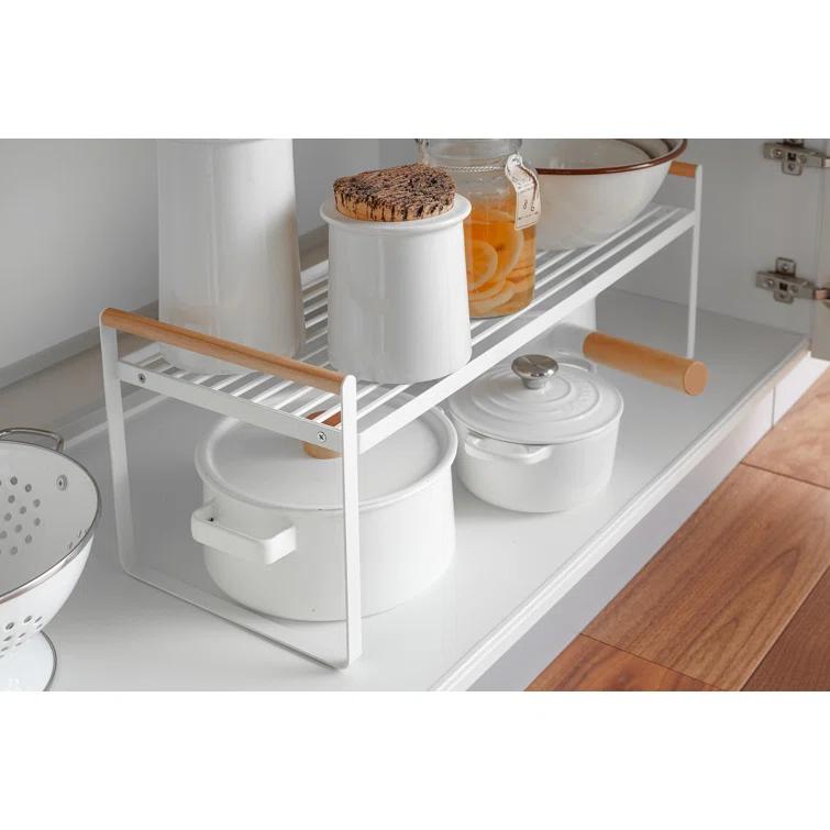 Yamazaki White Tosca Wired Organizer Rack