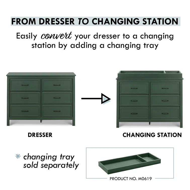 Charlie 6-Drawer Double Dresser