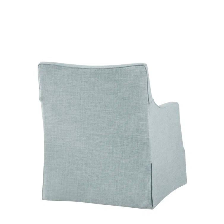 Martha Stewart London 360°Swivel Armchair with Lumbar Pillow