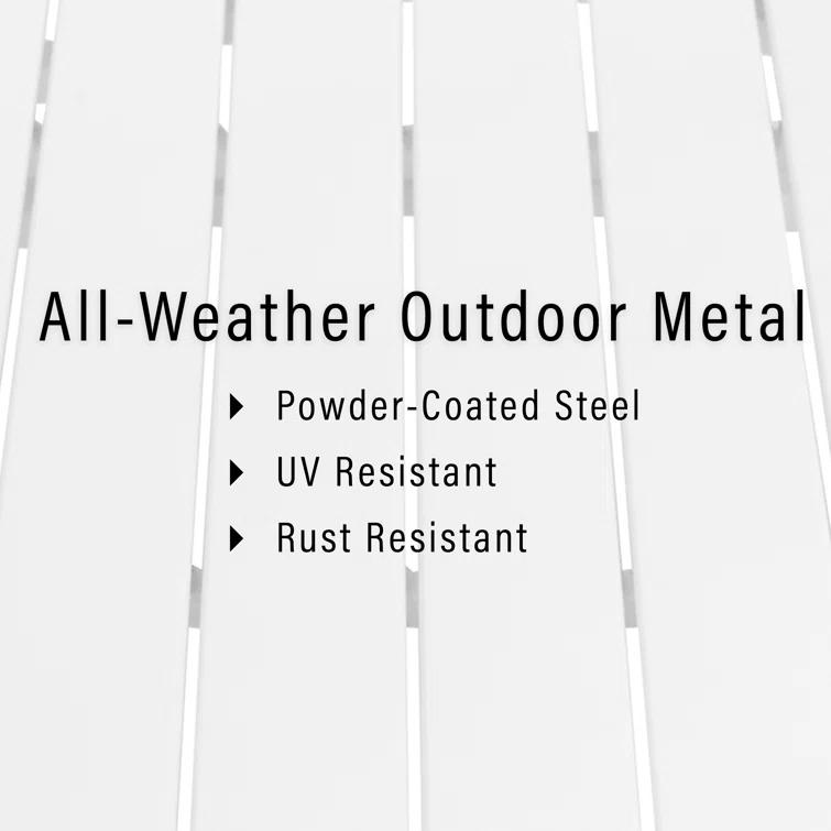 Tarpley Outdoor Steel Chaise Lounge