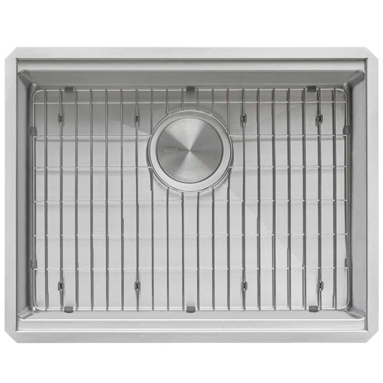 Ruvati Workstation Rounded Corners Undermount Ledge Kitchen Sink with Accessories