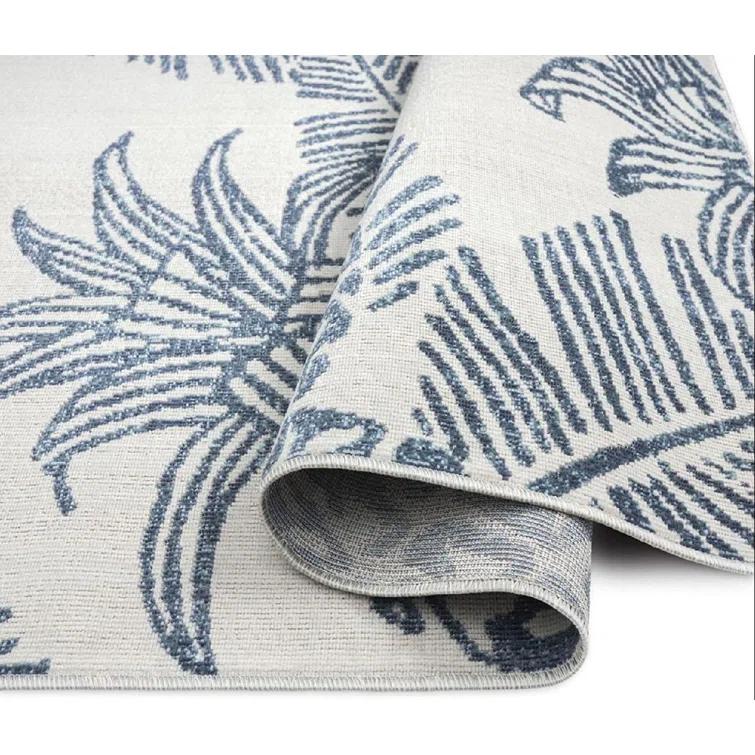 Tommy Bahama Malibu Pineapple Coastal Indoor/Outdoor Area Rug, Navy/Ivory