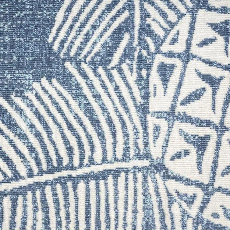 Tommy Bahama Malibu Pineapple Coastal Indoor/Outdoor Area Rug, Navy/Ivory