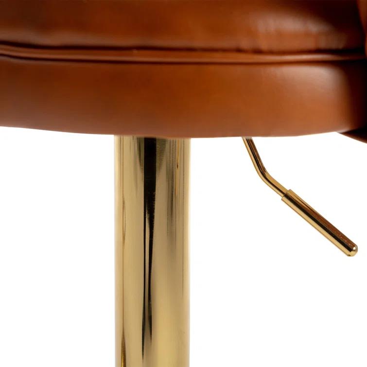 Rosdorf Park Swivel Adjustable Height Counter Stool (Set of 2)