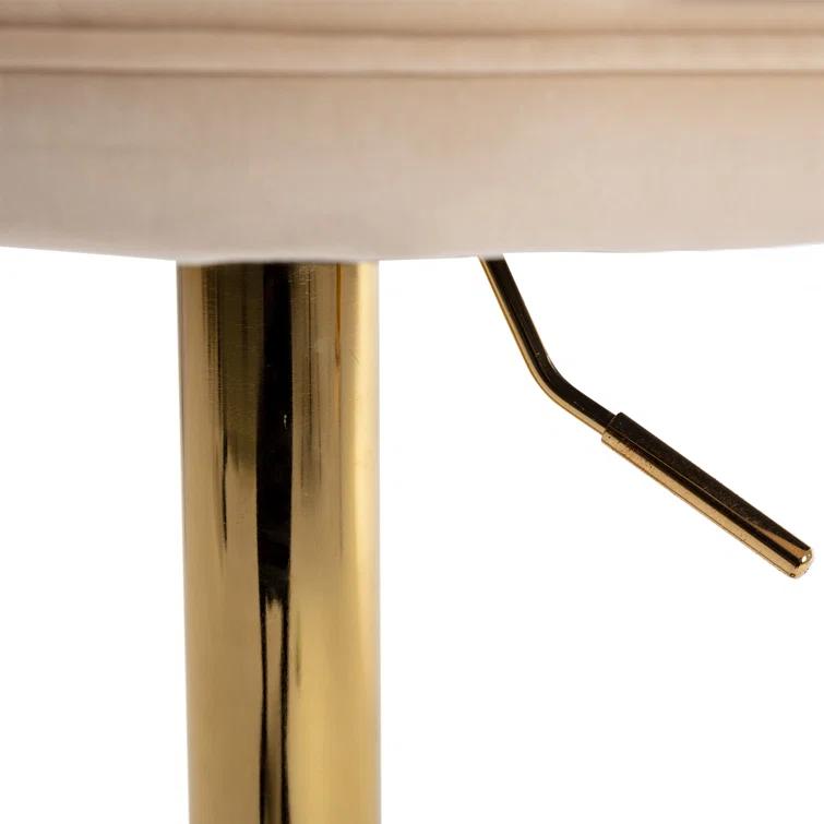 Rosdorf Park Swivel Adjustable Height Counter Stool (Set of 2)