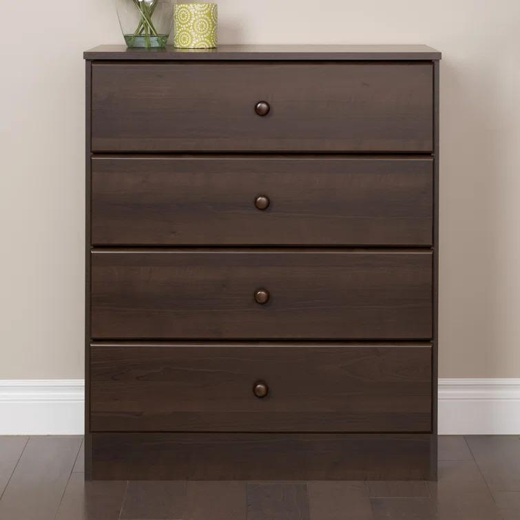Mcclarrie Simplistic 4 Drawer 30" W Dresser