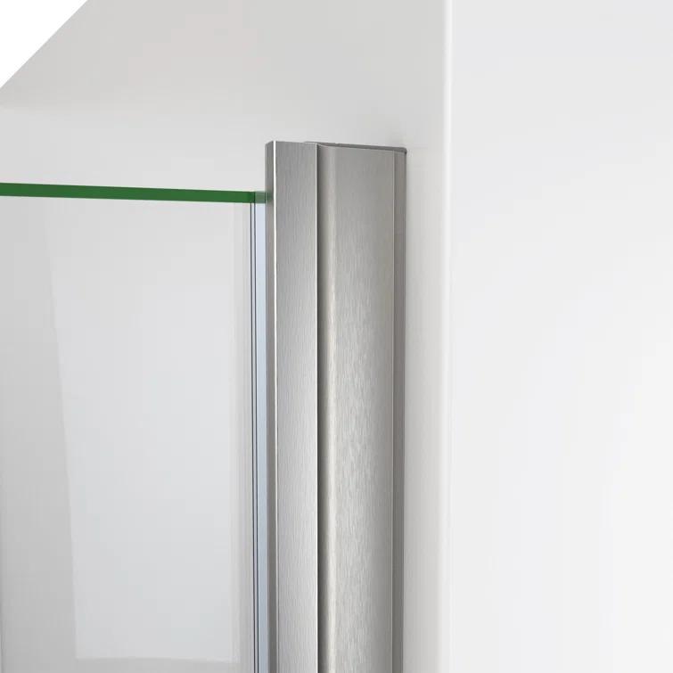 DreamLine SDA224W720VMX04 25" - 24" W x 72.62" H Pivot Semi-Frameless Shower Door