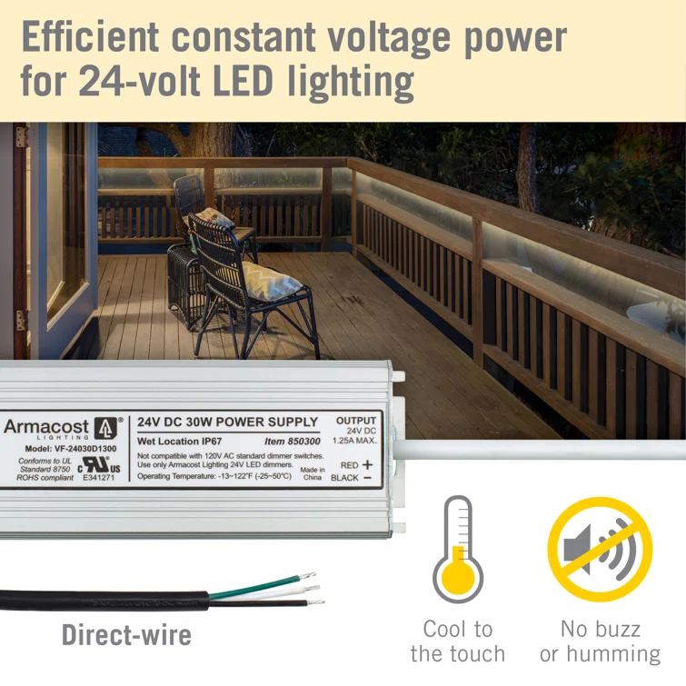Standard Indoor/Outdoor LED Driver 24V DC, Electronic Transformer