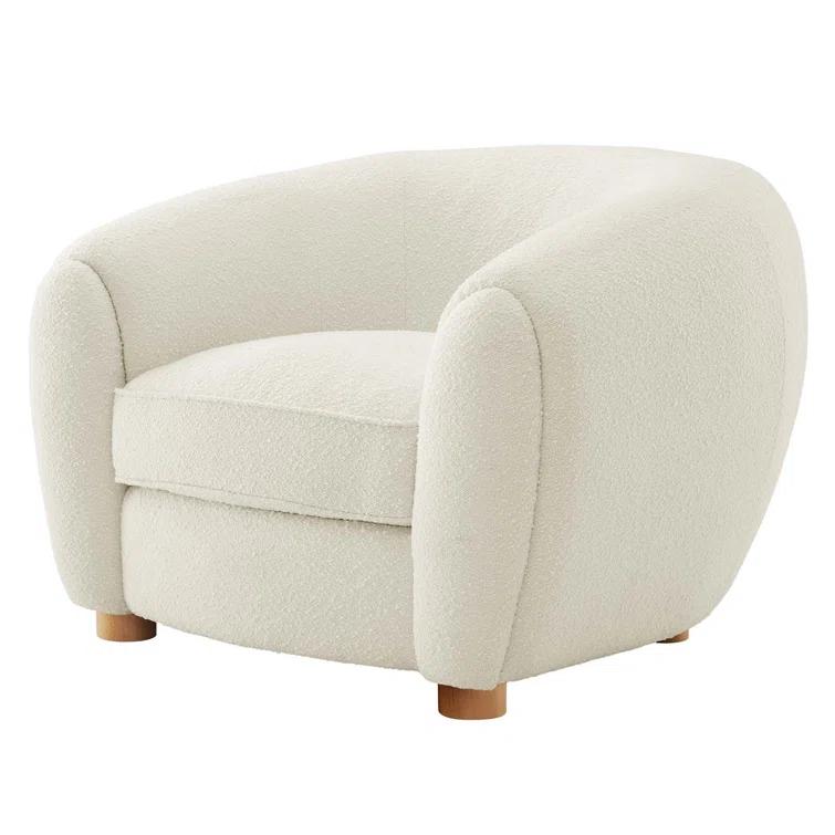 Modway Modway Abundant Boucle Upholstered Fabric Armchair
