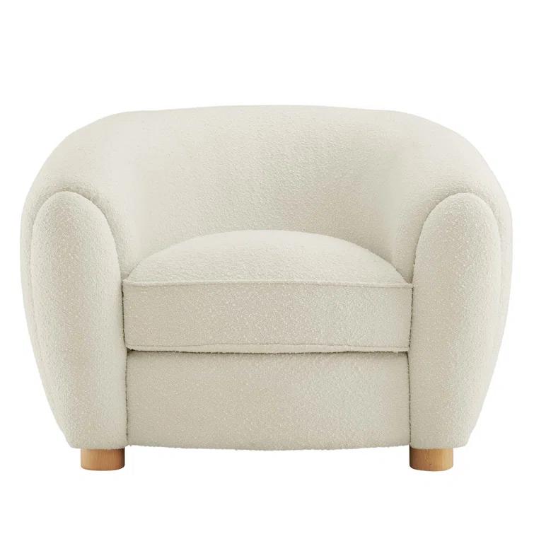 Modway Modway Abundant Boucle Upholstered Fabric Armchair