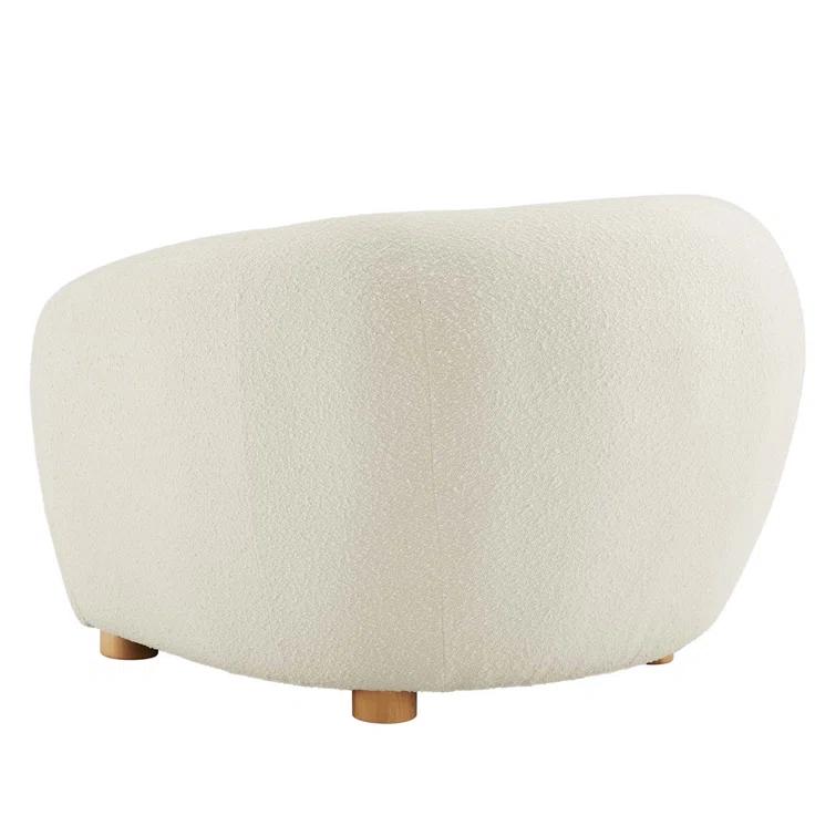 Modway Modway Abundant Boucle Upholstered Fabric Armchair