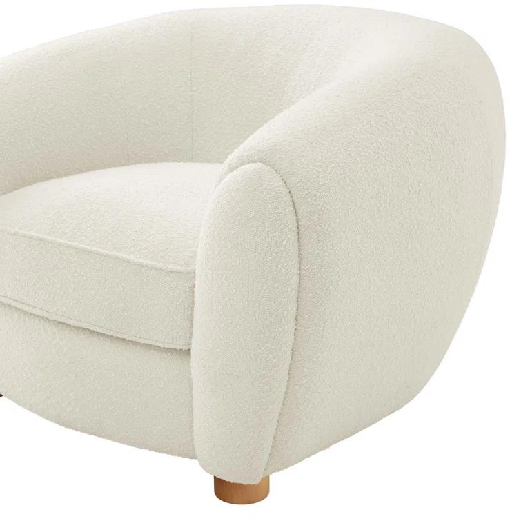 Modway Modway Abundant Boucle Upholstered Fabric Armchair
