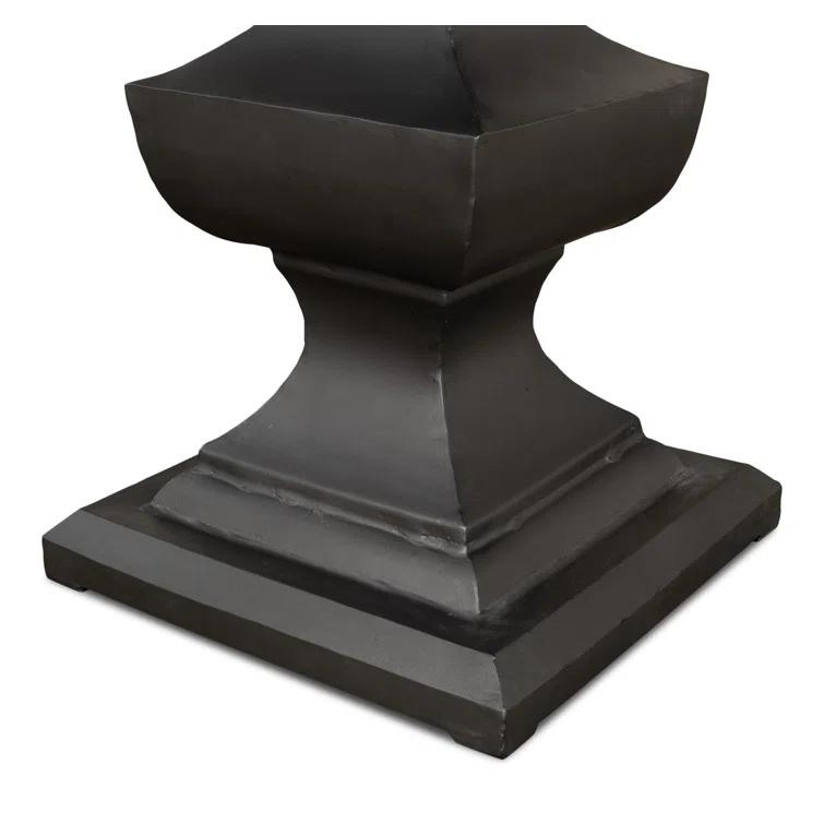 Haviland Round Marble Top Metal Base Dining Table
