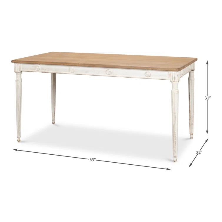 Lady's Solid Wood Dining Table
