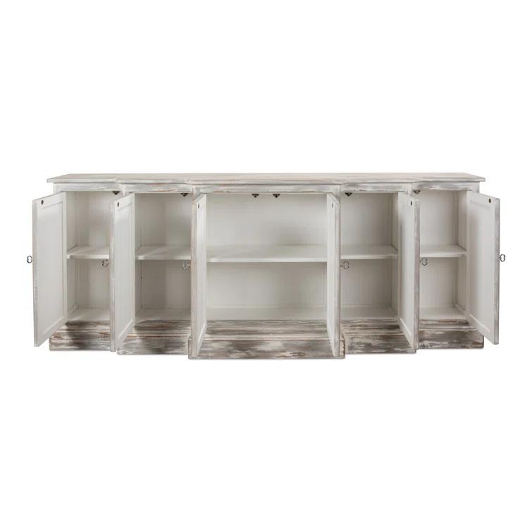 Waterfall 80'' Solid Wood Sideboard