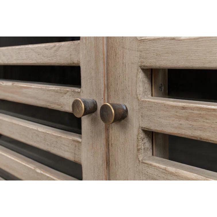 Sarreid Ltd St. Nevis 92'' Solid Wood Sideboard