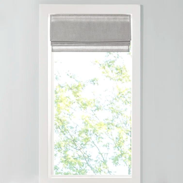 Kyler Linen Blend Light Filtering Roman Shade