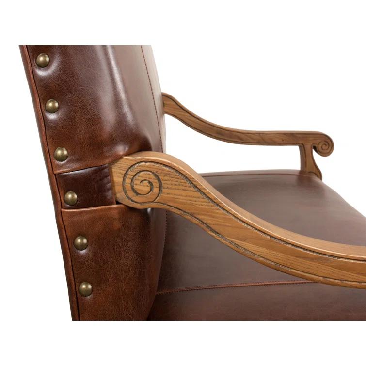 Sarreid Ltd Italian 44.5'' Leather Settee