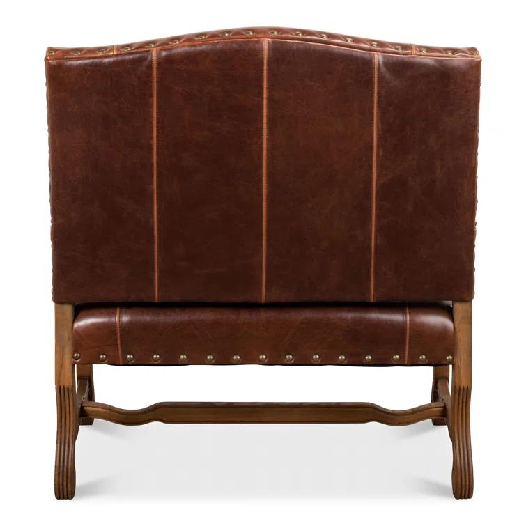 Sarreid Ltd Italian 44.5'' Leather Settee