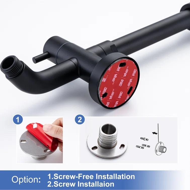 Rainlex Rainlex Rain Shower System Multi-function Hand Shower with  Slide Bar RX2001H