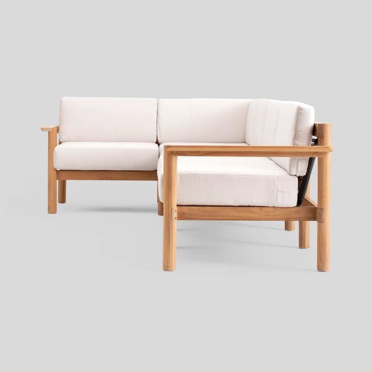 Haven 4 - Person Modular Patio Conversation Sets with Sunbrella® Cushions
