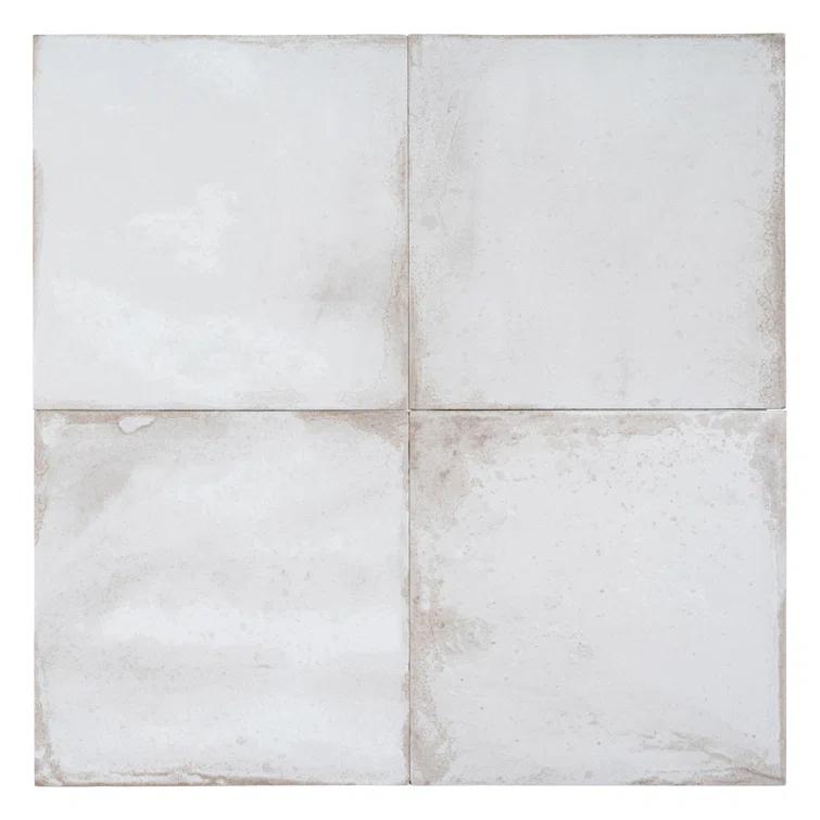 Poise 8-in. Zellige Look Glazed Porcelain Wall & Floor Tile