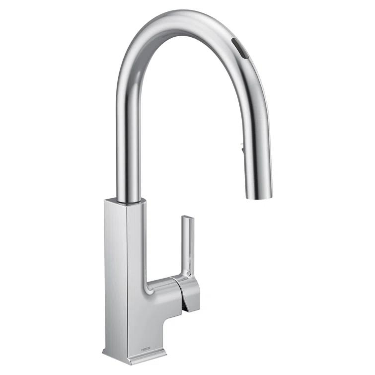 STo Smart Touchless Single Handle Kitchen Faucet with Wave and Accessories