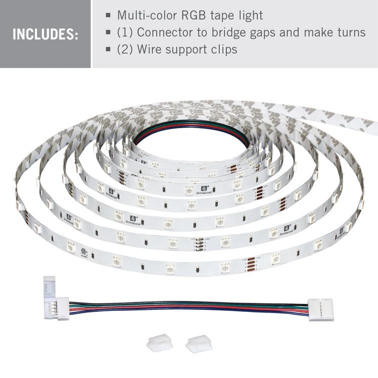 RibbonFlex Home, 24V, RGB, 30LEDs/M, IP20, 2.5M Undercabinet Strip Light