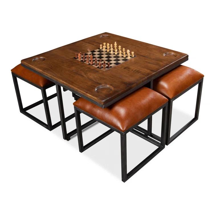 Sarreid Ltd Sarreid Ltd 36'' L Solid + Manufactured Wood Game Set