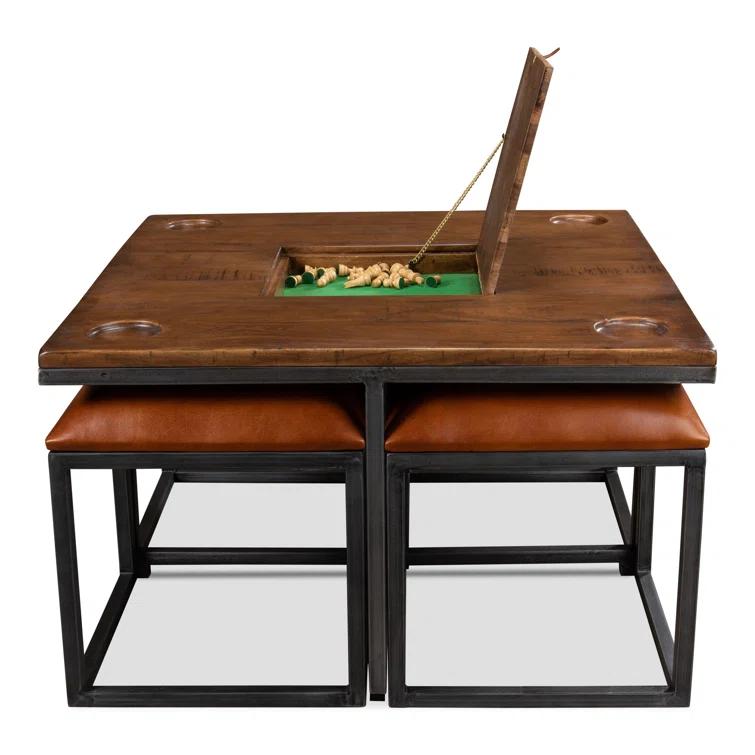 Sarreid Ltd Sarreid Ltd 36'' L Solid + Manufactured Wood Game Set