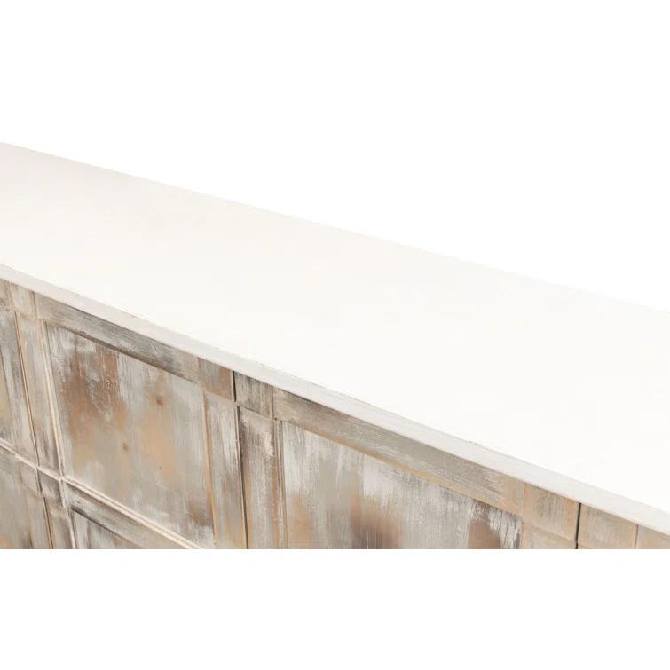 Boxholm Transitional 112'' Gray Stone Sideboard